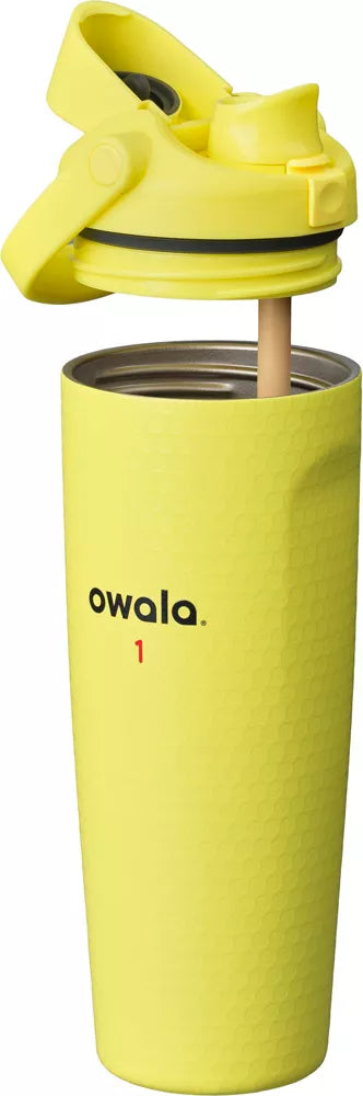 Limited Edition New Owala Thats a Gimme 30oz FreeSip Bottle Lemon Yellow