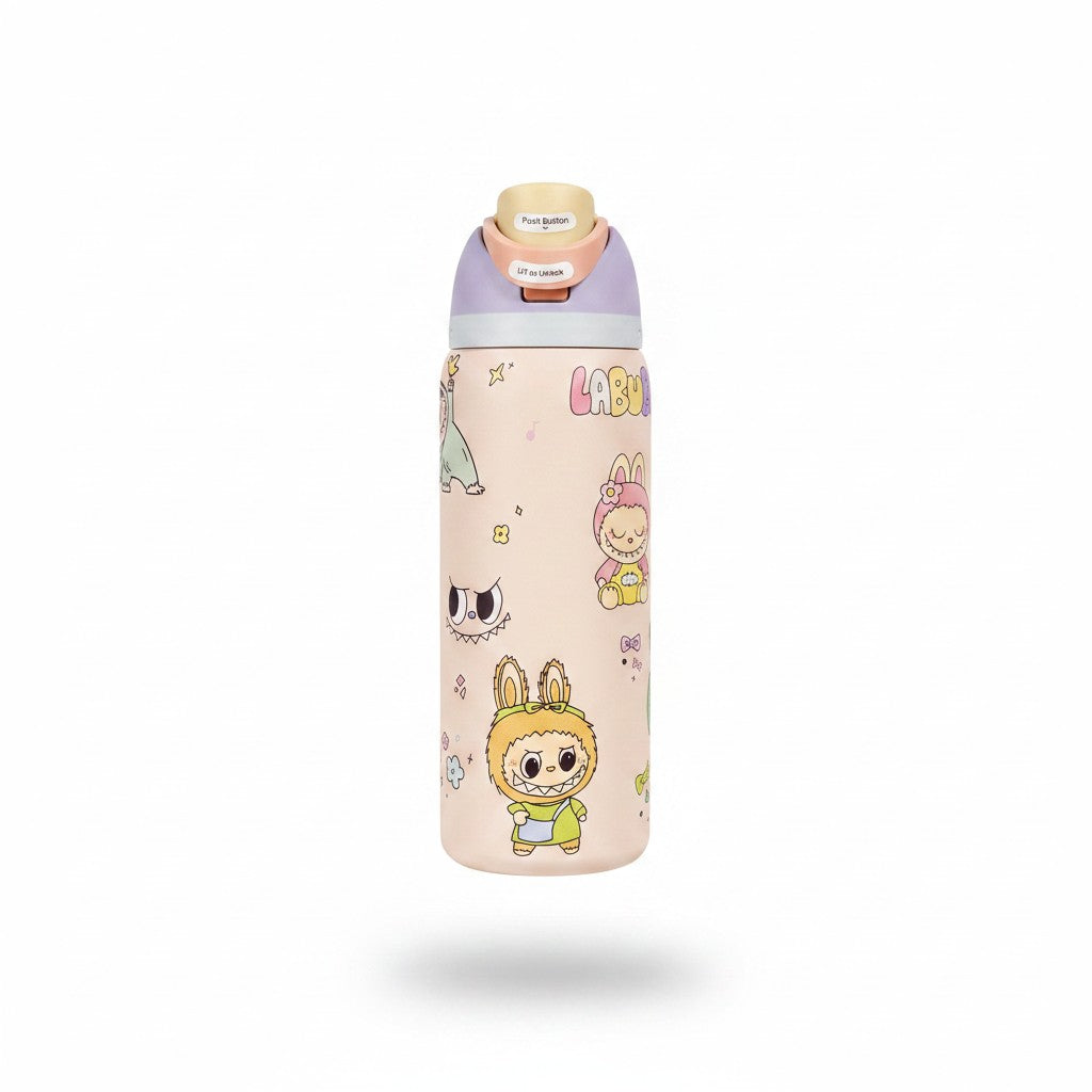 Limited Edition New Owala Labubu Cream Water Bottle FreeSip 32oz