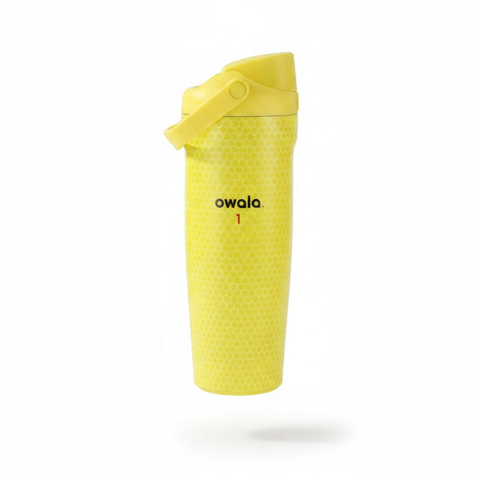 Limited Edition New Owala Thats a Gimme 30oz FreeSip Bottle Lemon Yellow