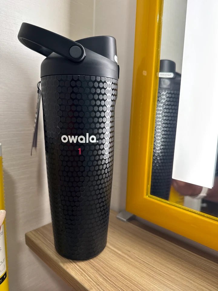 Limited Edition New Owala Out of Bounds FreeSip Golf Water Bottle 30oz Black - Hydrate Hub
