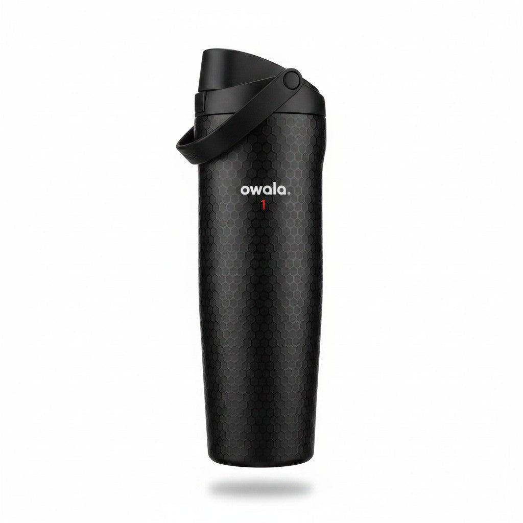 Limited Edition New Owala Out of Bounds FreeSip Golf Water Bottle 30oz Black - Hydrate Hub