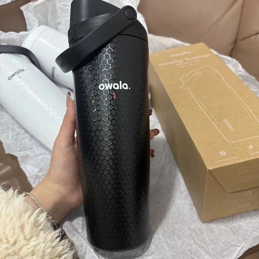 Limited Edition New Owala Out of Bounds FreeSip Golf Water Bottle 30oz Black - Hydrate Hub