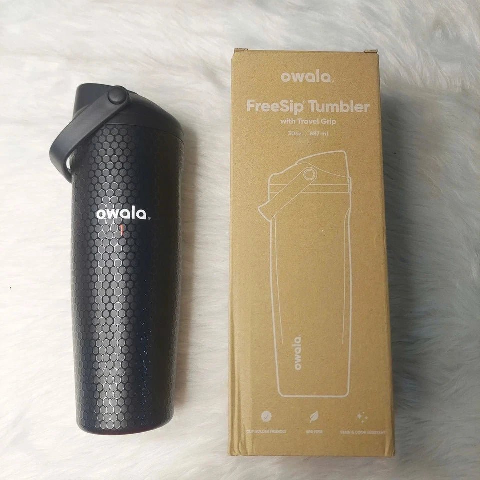 Limited Edition New Owala Out of Bounds FreeSip Golf Water Bottle 30oz Black - Hydrate Hub