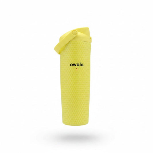 Limited Edition New Owala Thats a Gimme 30oz FreeSip Bottle Lemon Yellow - Hydrate Hub