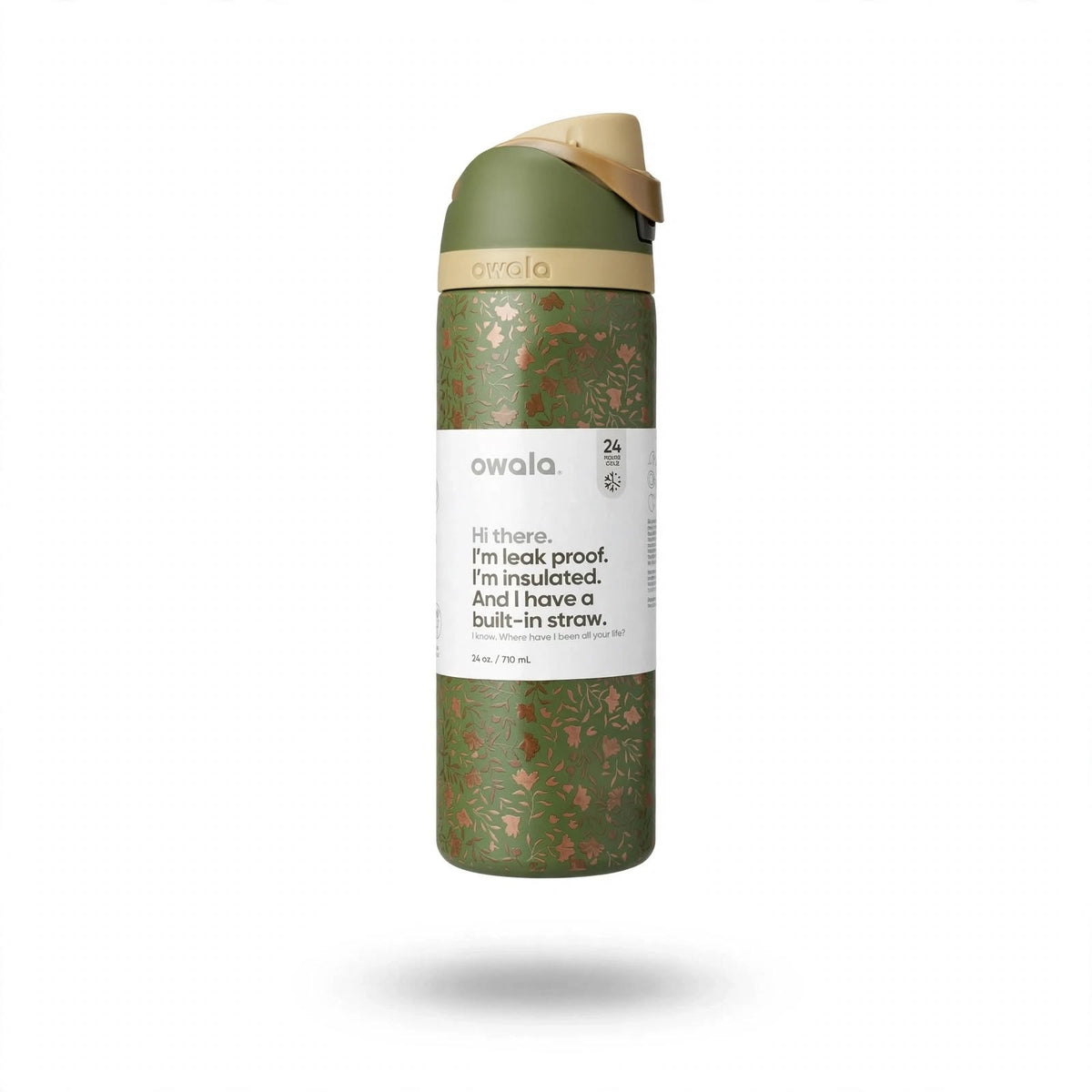 Owala 24oz FreeSip Wallflower Exclusive New Water Bottle - Hydrate Hub
