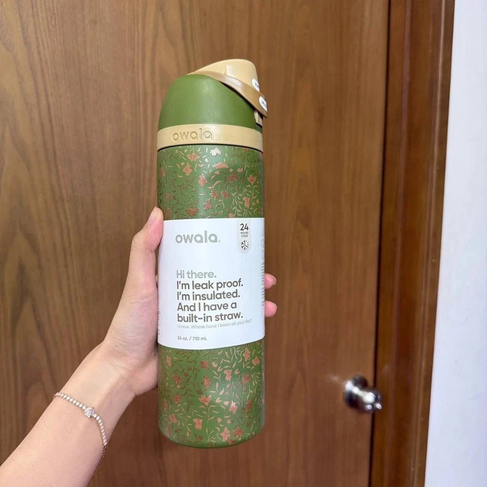 Owala 24oz FreeSip Wallflower Exclusive New Water Bottle - Hydrate Hub
