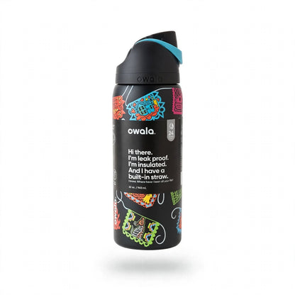 Owala 32oz Color Drop FreeSip Amor Y Vida Exclusive New Water Bottle - Hydrate Hub