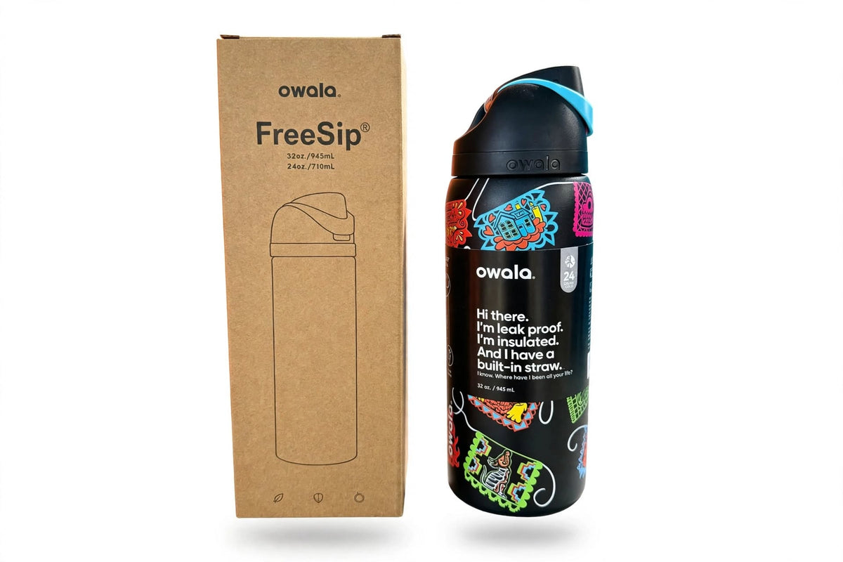 Owala 32oz Color Drop FreeSip Amor Y Vida Exclusive New Water Bottle - Hydrate Hub