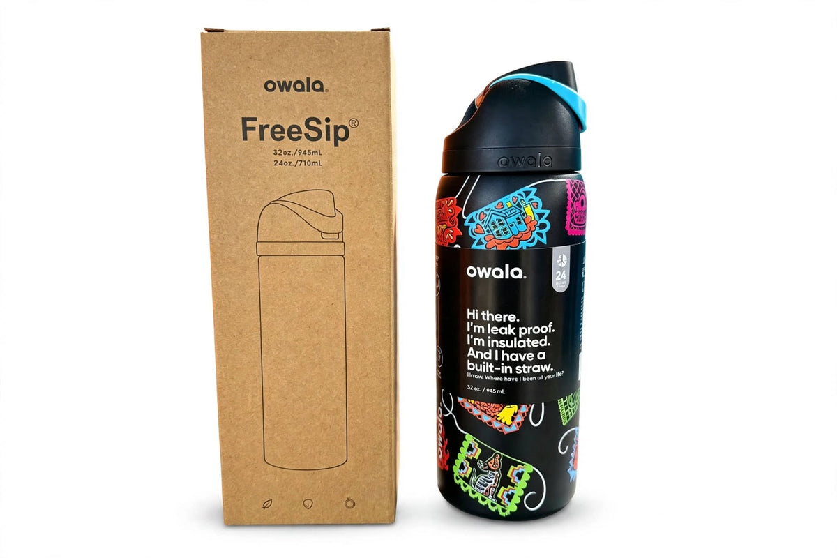 Owala 32oz Color Drop FreeSip Amor Y Vida Exclusive New Water Bottle - Hydrate Hub