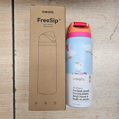 Owala 32oz FreeSip Silly Goose Exclusive New Water Bottle