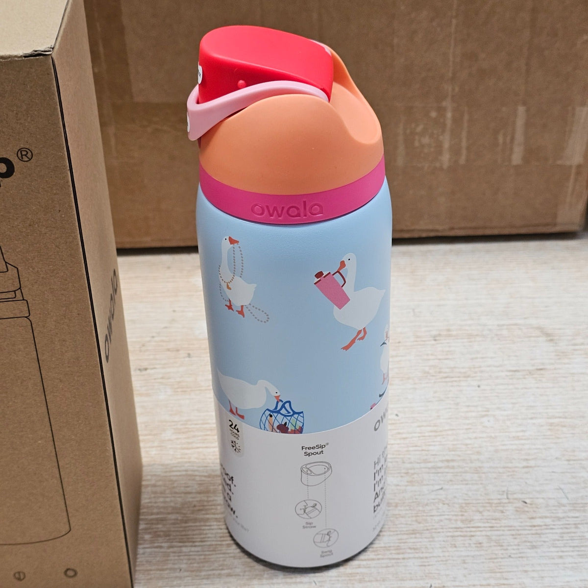 Owala 32oz FreeSip Silly Goose Exclusive New Water Bottle