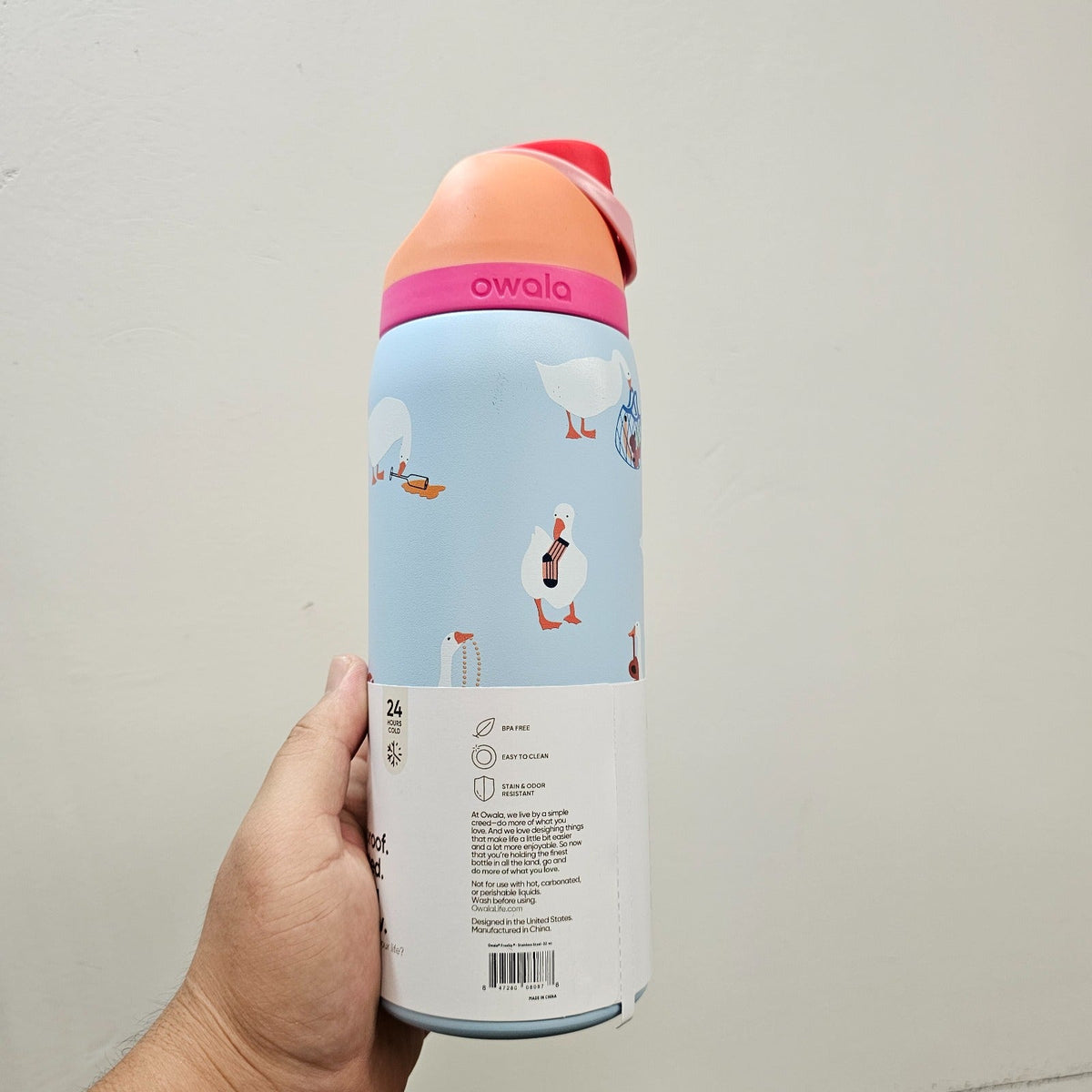 Owala 32oz FreeSip Silly Goose Exclusive New Water Bottle