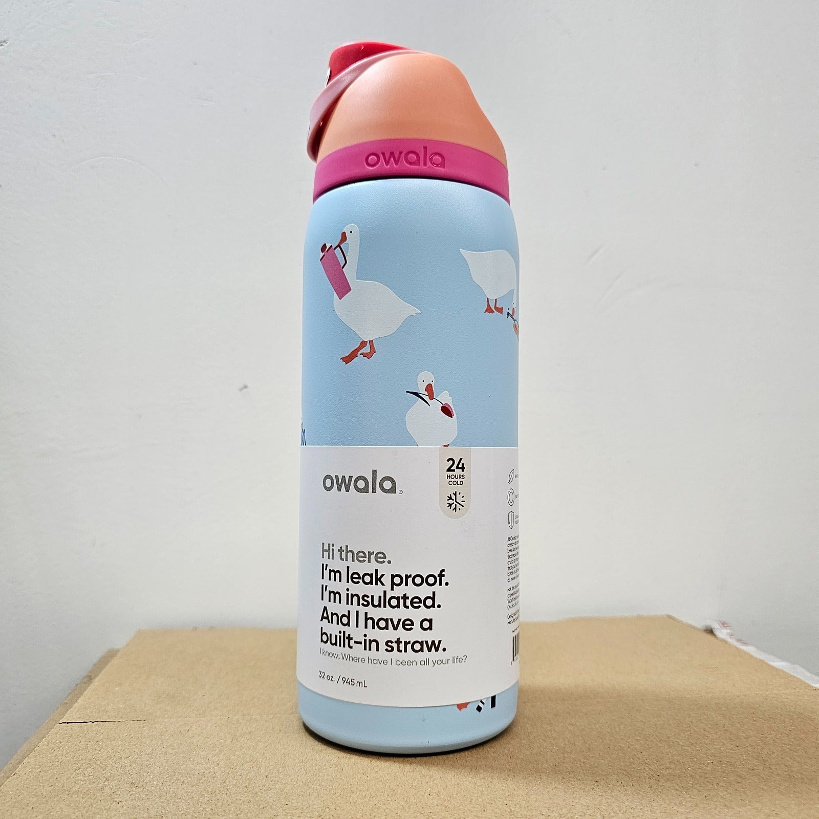 Owala 32oz FreeSip Silly Goose Exclusive New Water Bottle