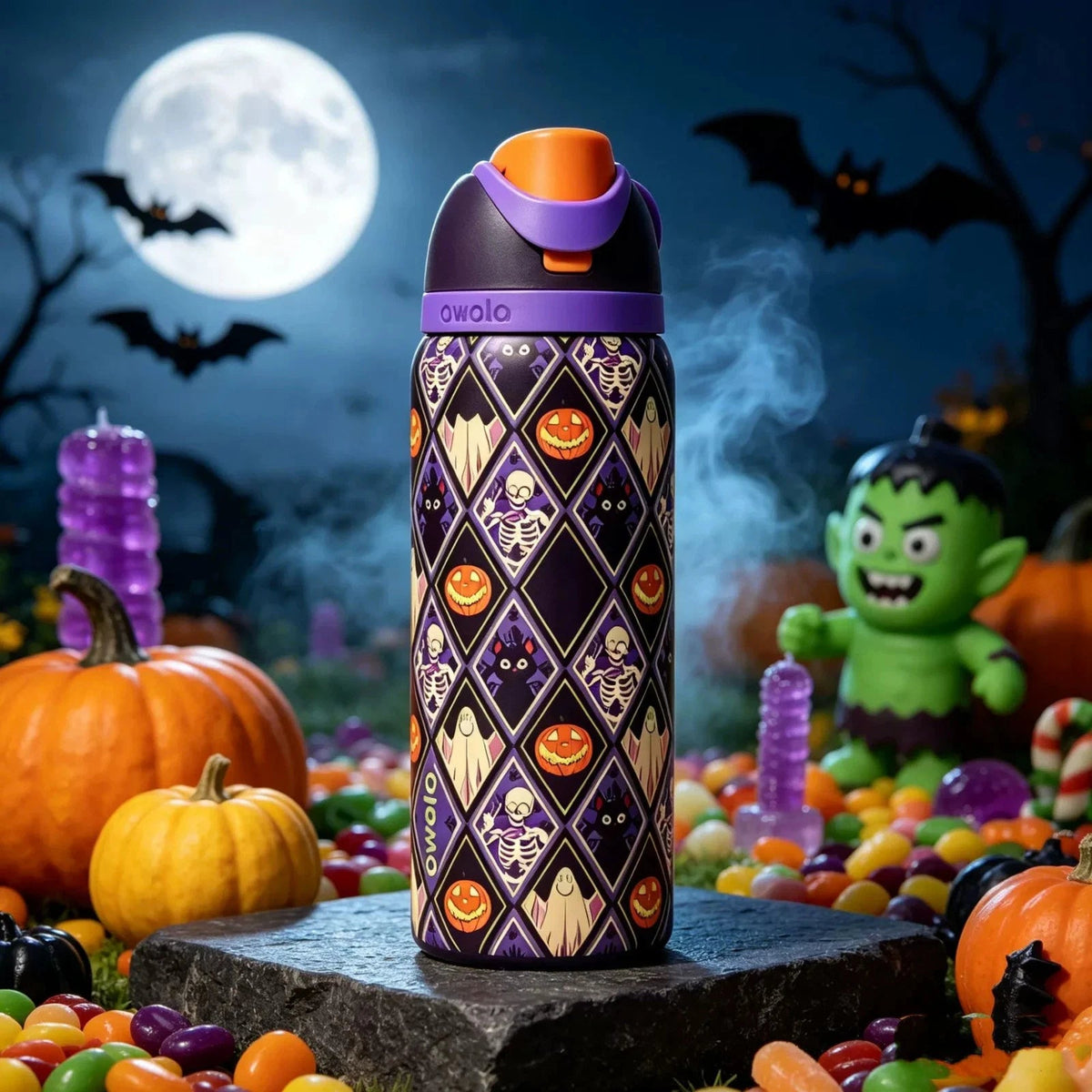 Owala 32oz FreeSip Spooky Social Exclusive New Water Bottle - Hydrate Hub