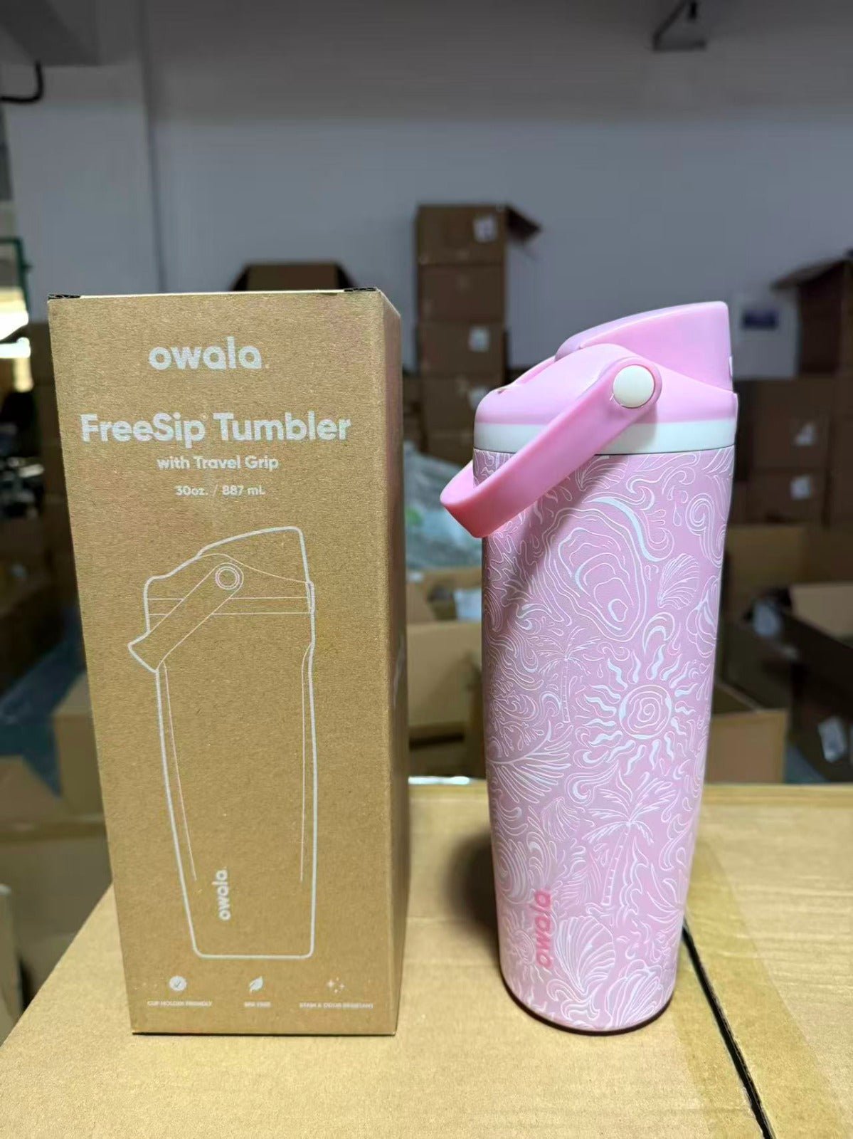 Owala Limited Edition Coastal Bohemian 30oz FreeSip Sway Birthday Bash - Hydrate Hub