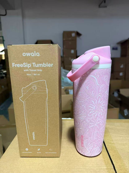 Owala Limited Edition Coastal Bohemian 30oz FreeSip Sway Birthday Bash - Hydrate Hub