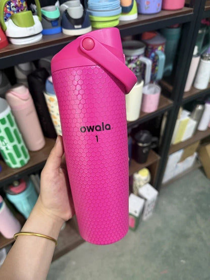 Owala Early Birdie 30oz FreeSip Water Bottle Hot Pink Limited Edition