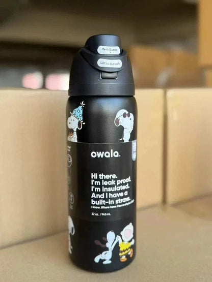 Owala Snoopy Stainless Steel Insulated Water Bottle 32oz Collection - Hydrate Hub