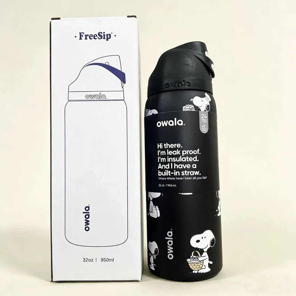 Owala Snoopy Stainless Steel Insulated Water Bottle 32oz Collection - Hydrate Hub