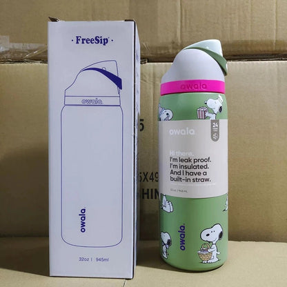 Owala Snoopy Stainless Steel Insulated Water Bottle 32oz Collection - Hydrate Hub