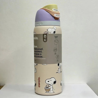 Owala Snoopy Stainless Steel Insulated Water Bottle 32oz Collection - Hydrate Hub
