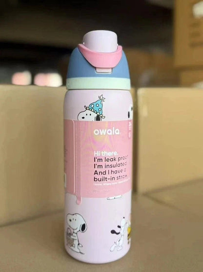 Owala Snoopy Stainless Steel Insulated Water Bottle 32oz Collection - Hydrate Hub