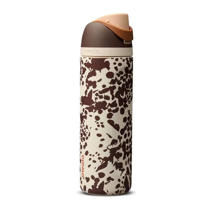 Owala Special Edition Cowgirl Core 24oz FreeSip Animal Print Cow Brown - Hydrate Hub