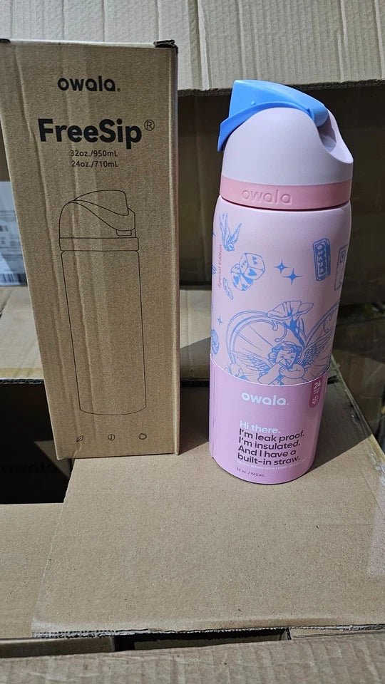 Owala Valentines 32 Oz Shot To The Heart Freesip Water Bottle Limited Edition - Hydrate Hub
