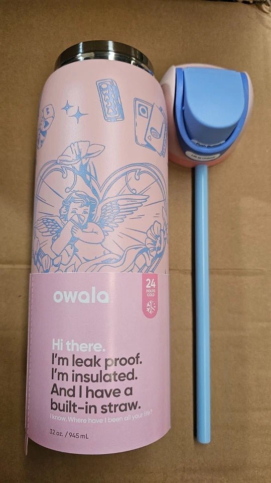 Owala Valentines 32 Oz Shot To The Heart Freesip Water Bottle Limited Edition - Hydrate Hub