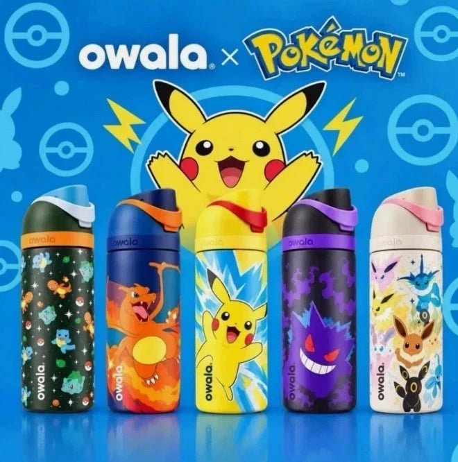 Owala x Poké-mon Special Edition FreeSip 16oz Collection Water Bottle - Hydrate Hub