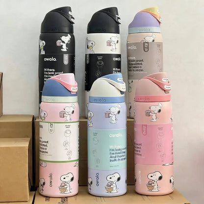Owala Snoopy Stainless Steel Insulated Water Bottle 32oz Collection