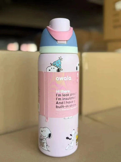 Owala Snoopy Stainless Steel Insulated Water Bottle 32oz Collection