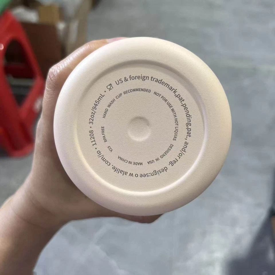 Limited Edition New Owala Labubu Cream Water Bottle FreeSip 32oz