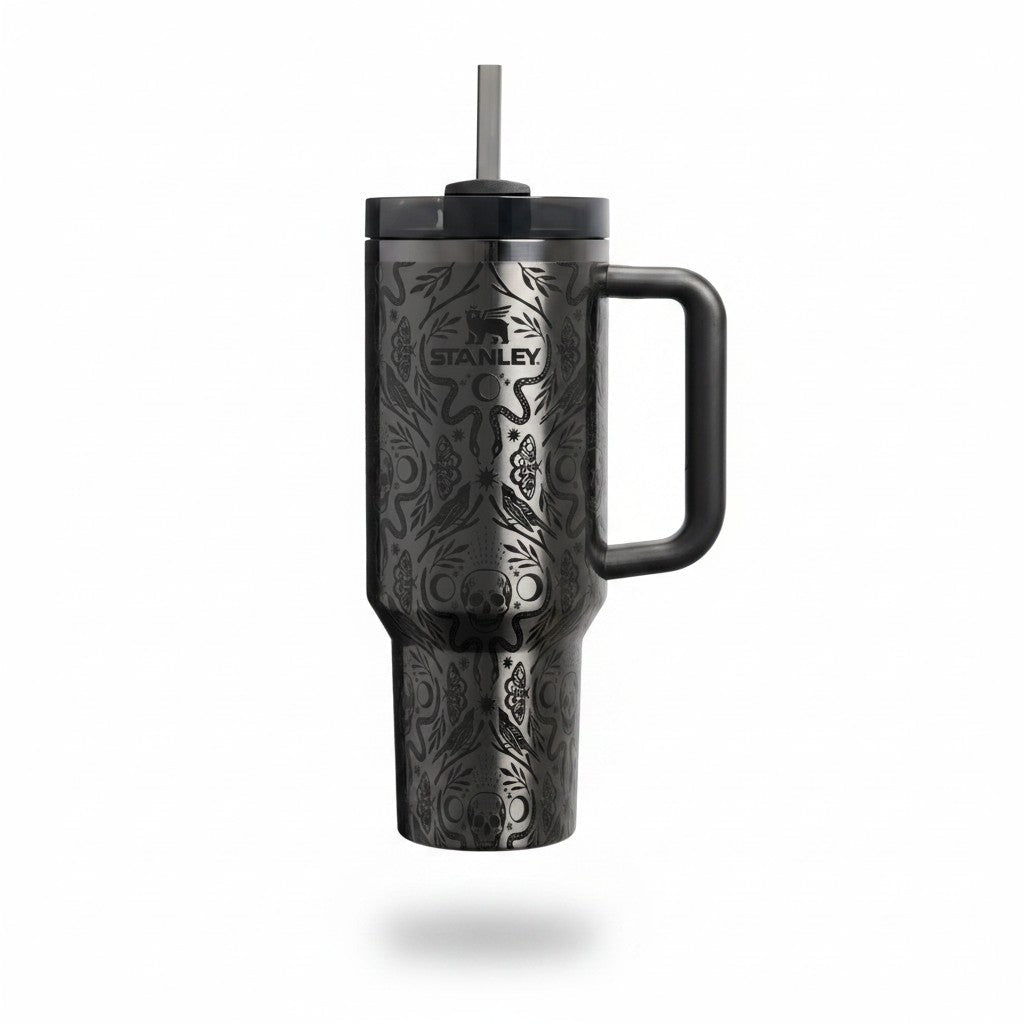 Stanley Halloween Quencher H2.0 FlowState Tumbler 40oz – Deadly Damask - Hydrate Hub