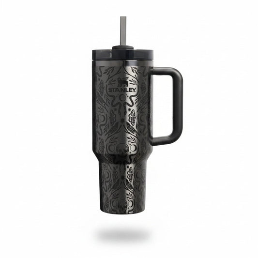 Stanley Halloween Quencher H2.0 FlowState Tumbler 40oz – Deadly Damask - Hydrate Hub