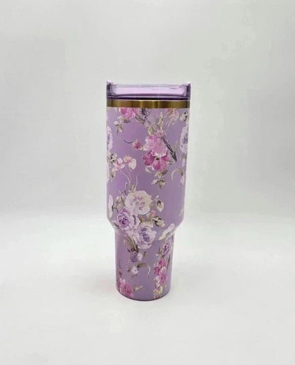 Stanley Love Shack Fancy Quencher - Happy Thoughts Rosa Beaux Purple 40oz - Hydrate Hub