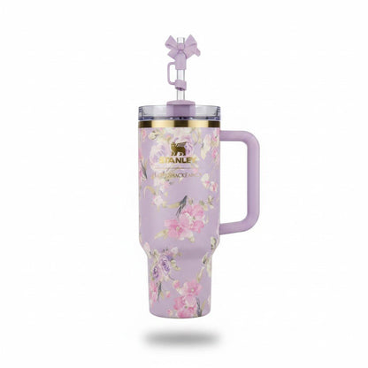 Stanley Love Shack Fancy Quencher - Happy Thoughts Rosa Beaux Purple 40oz - Hydrate Hub