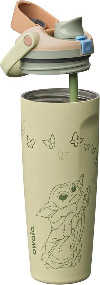 Star Wars Owala Special Edition 30oz FreeSip Water Bottle Baby Yoda "Grogu" - Hydrate Hub