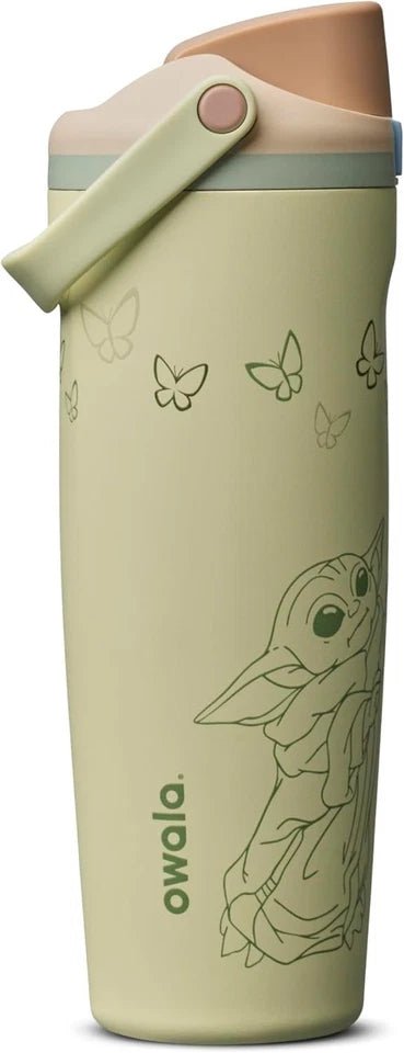 Star Wars Owala Special Edition 30oz FreeSip Water Bottle Baby Yoda "Grogu" - Hydrate Hub