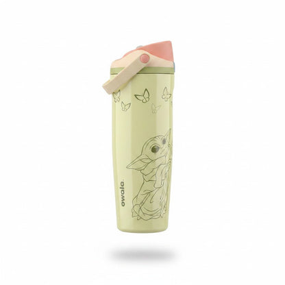 Star Wars Owala Special Edition 30oz FreeSip Water Bottle Baby Yoda "Grogu" - Hydrate Hub
