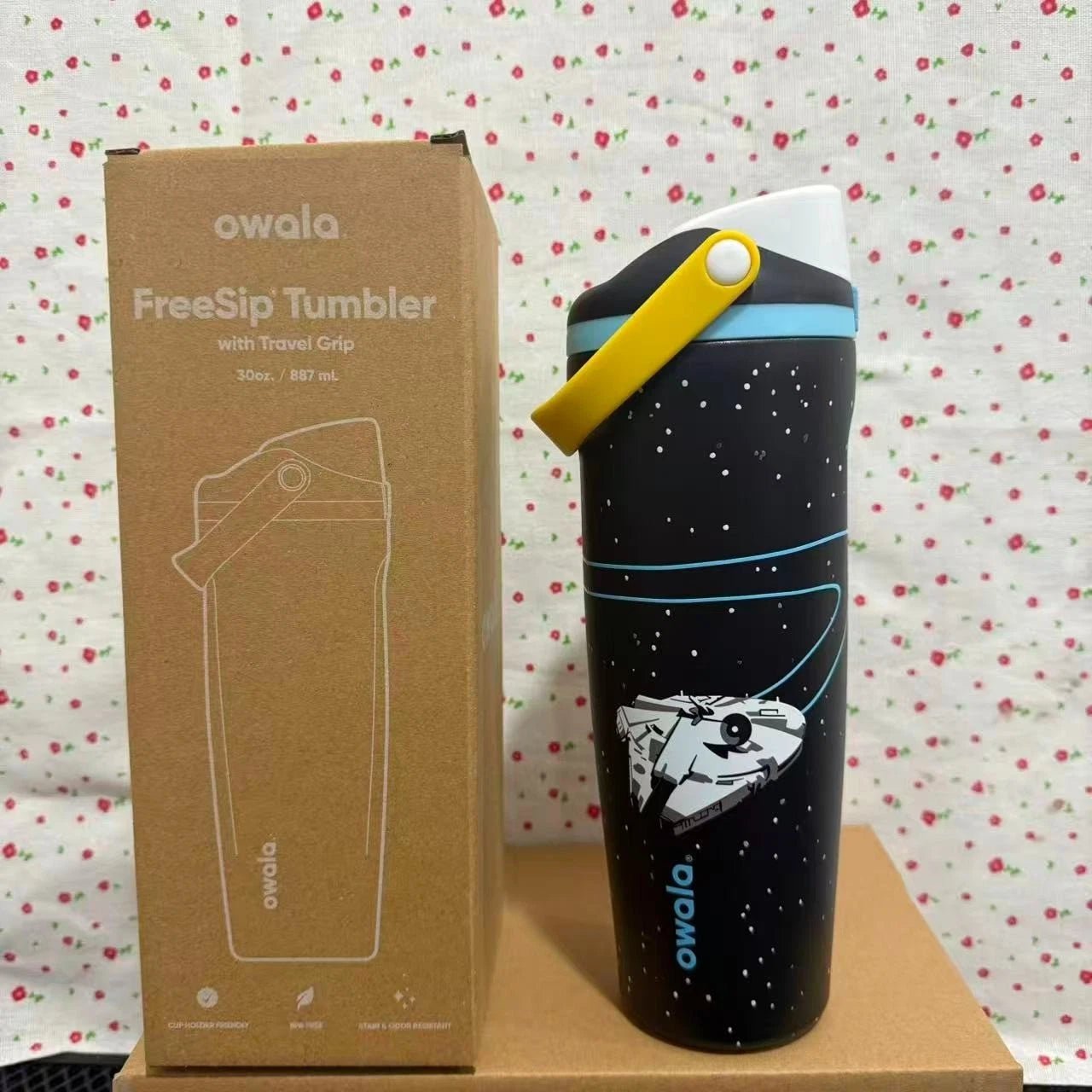 Star Wars Owala Special Edition 30oz FreeSip Water Bottle Millenium Falcon - Hydrate Hub