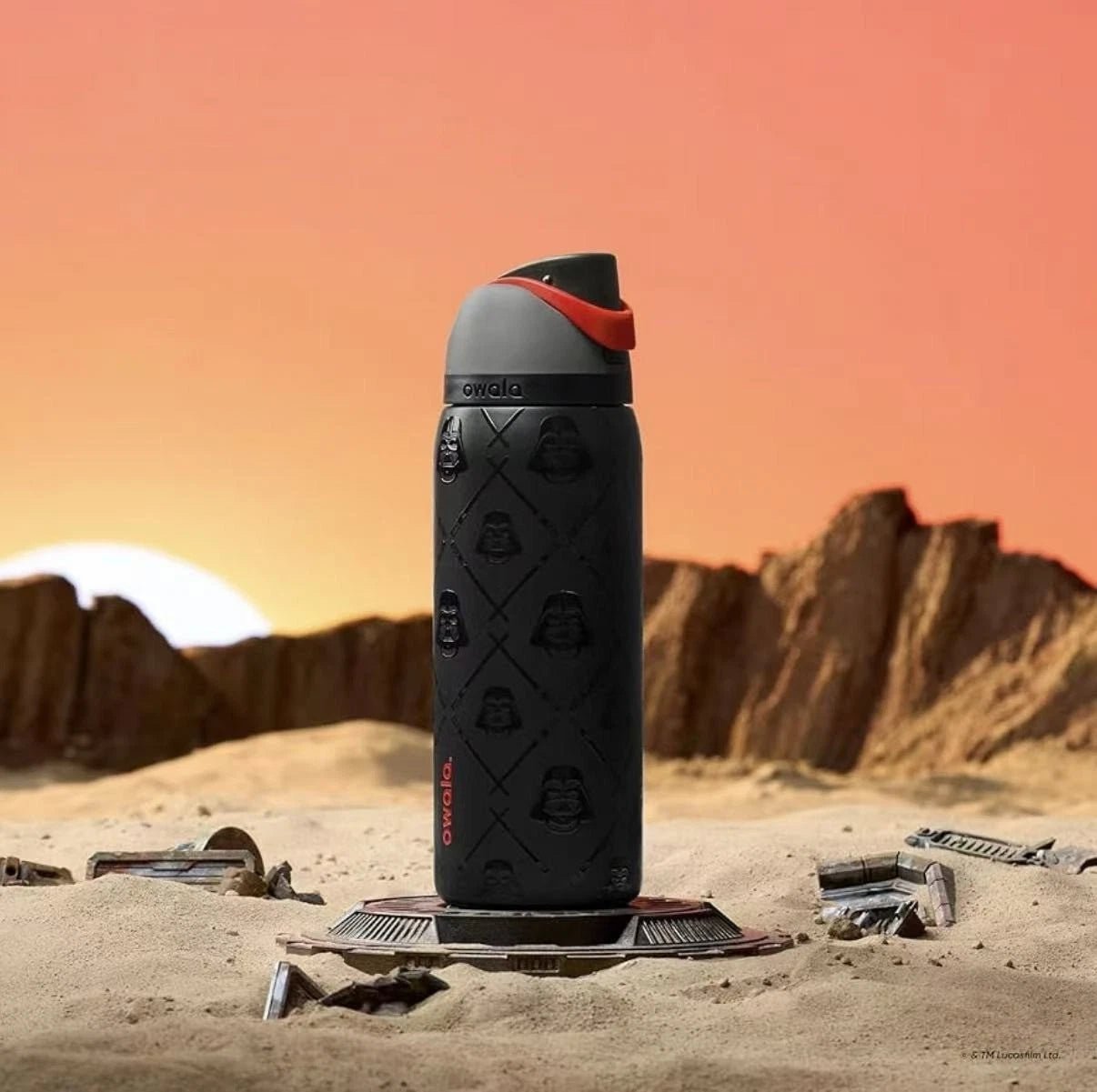 Star Wars Owala Special Edition 32oz FreeSip Insulated Steel Water Bottle Darth - Hydrate Hub